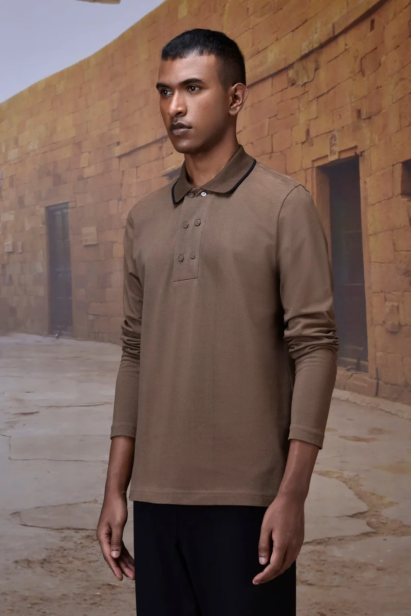 جينات ليكوانت هيمانت بولو بيج دافئ بأكمام طويلة